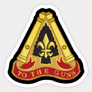 54th field artillery brigade wo txt Sticker